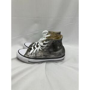 Converse Allstar silver metallic sneakers 7